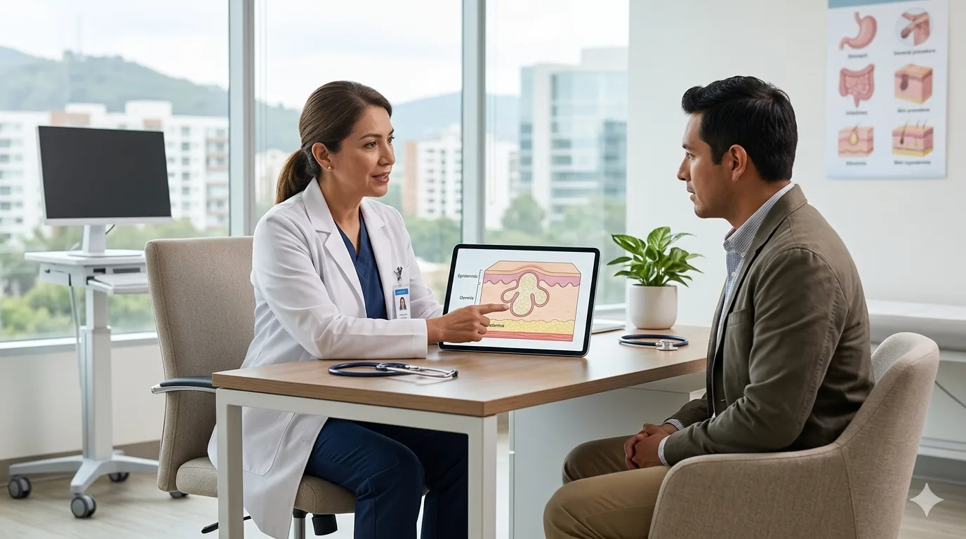 ¿Qué médico trata los quistes sebáceos?